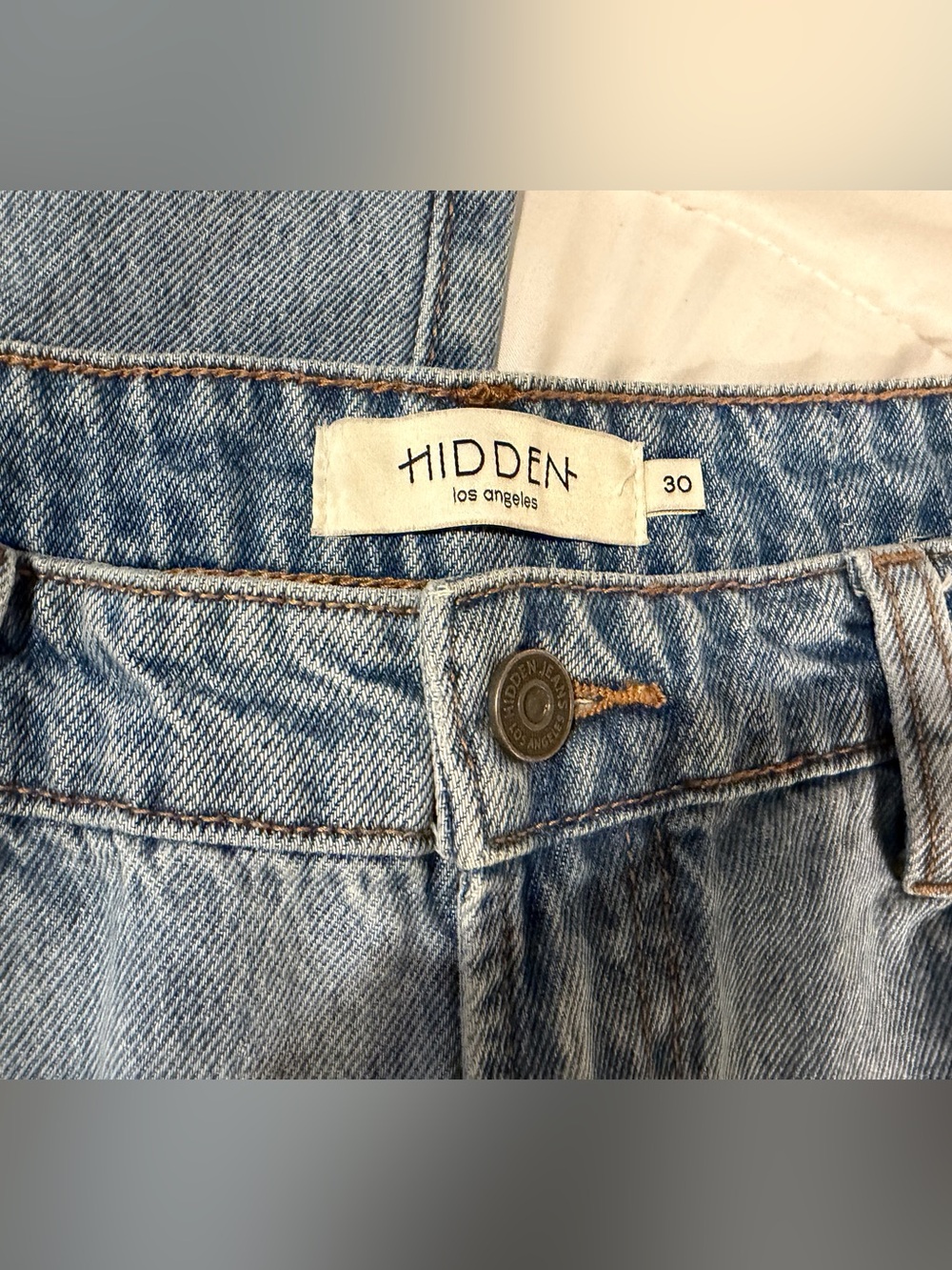 HIDDEN Los Angeles Light Wash Denim Jeans - Blue 30x29